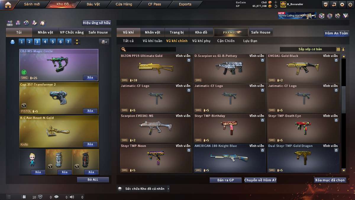 shop acc cf uy tin gia re